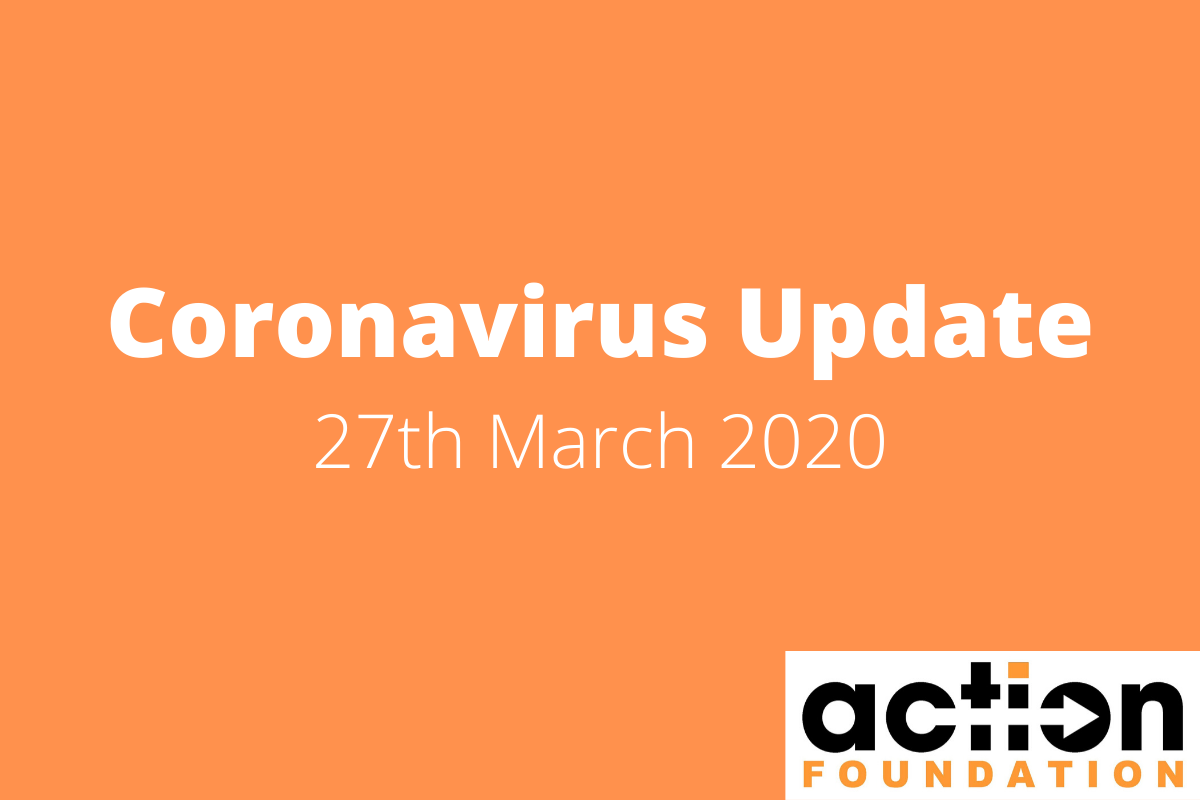 Coronavirus Update 27th March 2020