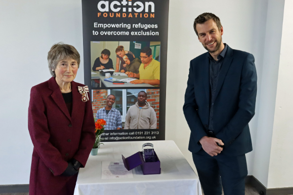 Julian Prior and Lord Lieutenant Mrs Susan Winfield