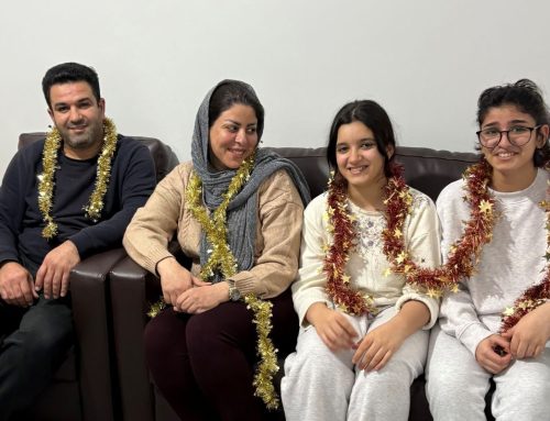 Karim’s first family Christmas on Tyneside
